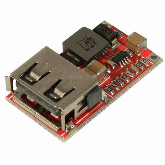 EM-830 - Преобразователь DC-DC понижающий (6...24/ 5,1...5,2 В) выход на разъем USB AF