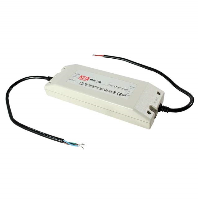 PLN-100-24 - AC/DC драйвер электропитания светодиодов 100Вт одиночный выход 24В со встроенной функцией компенсации реактивной мощности