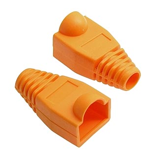 Колпачок для RJ45 оранжевый - Изолирующий колпачок для RJ45