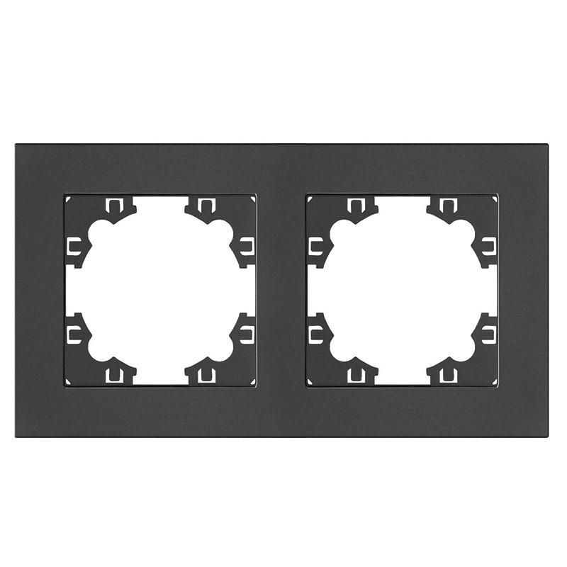 Рамка 2-м Афина универс. графит A0044-Gr