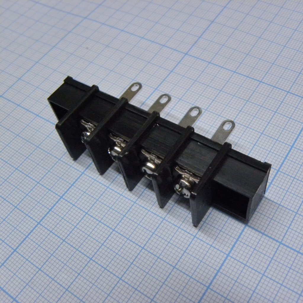 DG65H-A-04P-13-00A(H) - Барьерный клеммный блок 4 контакта. Серия DG65H-A