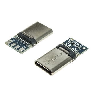 USB3.1 TYPE-C 24PM-035 - Разъем USB USB3.1 TYPE-C 24PM-035, вилка на кабель, 24 контакта