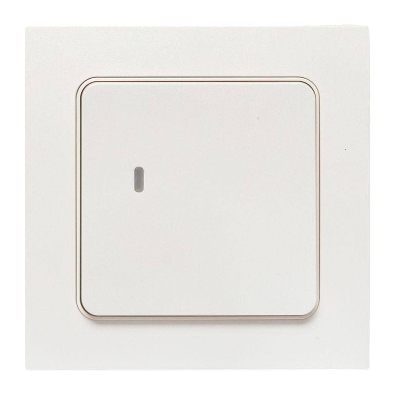 Умный беспроводной выключатель Стокгольм 1-кл белый Zigbee EKF Сonnect RCV-ST1-WS-ZB