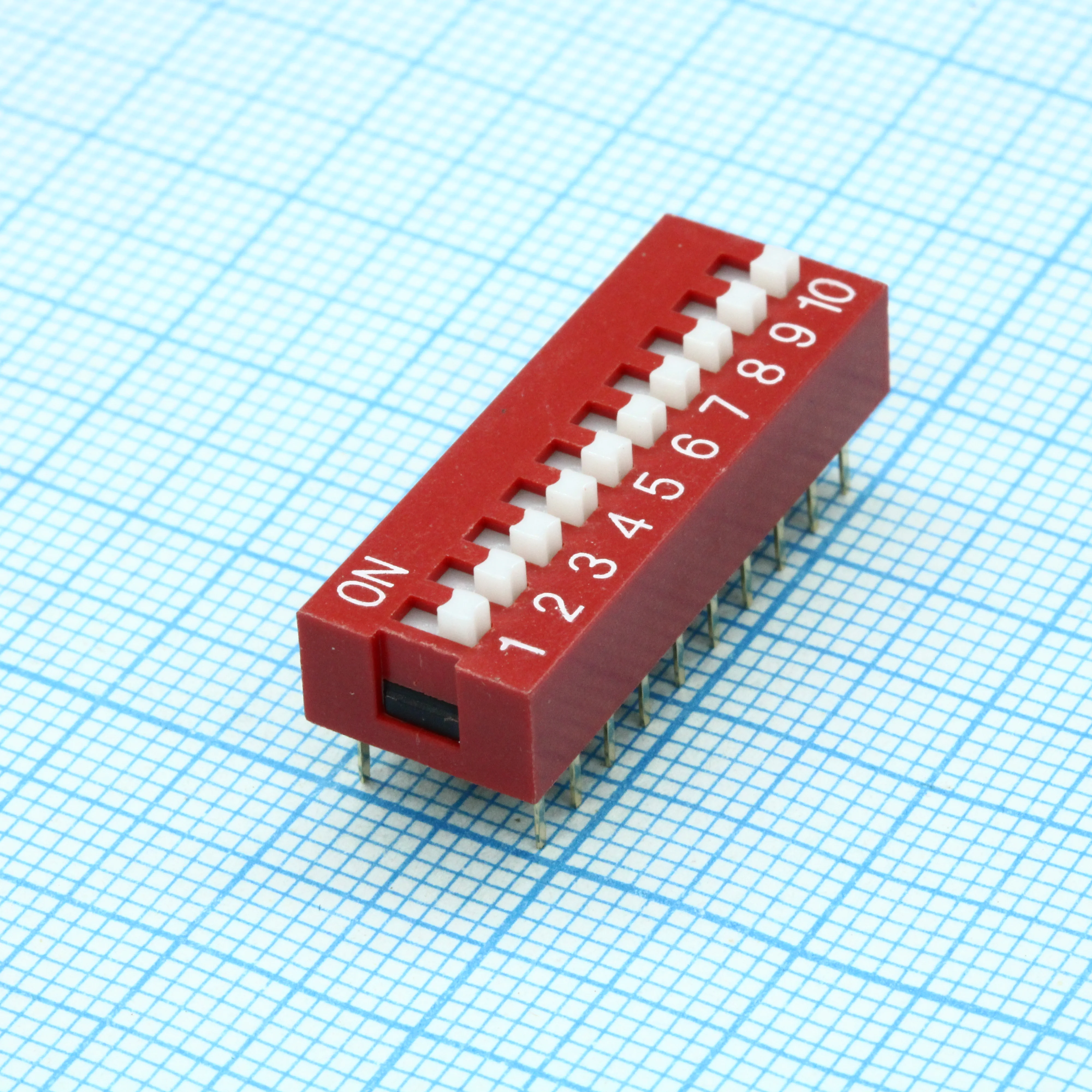 SWD1-10 (DS-10) (SNDP101-10P-R0GL) - Переключатель DIP 10 групп