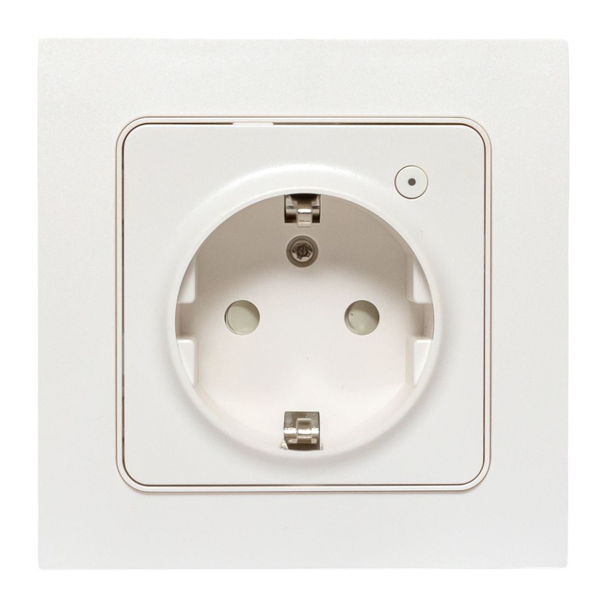 Умная розетка Стокгольм 1-местная 16А белый Zigbee EKF Сonnect RCS-ST16-WD-ZB