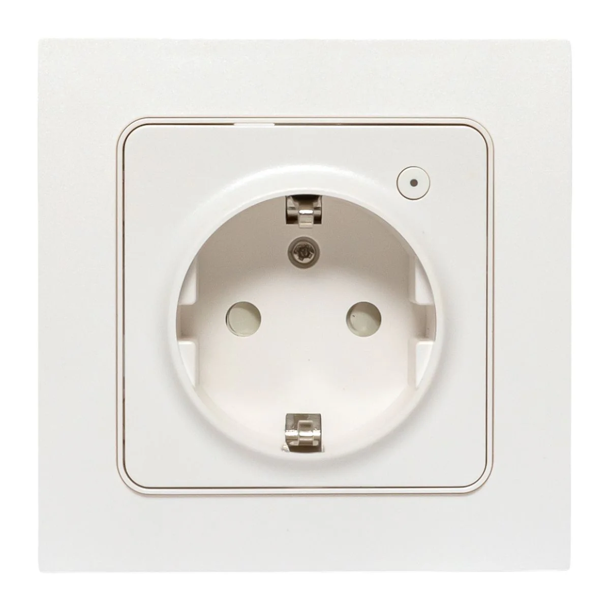 Умная розетка Стокгольм 1-местная 16А белый Zigbee EKF Сonnect RCS-ST16-WD-ZB