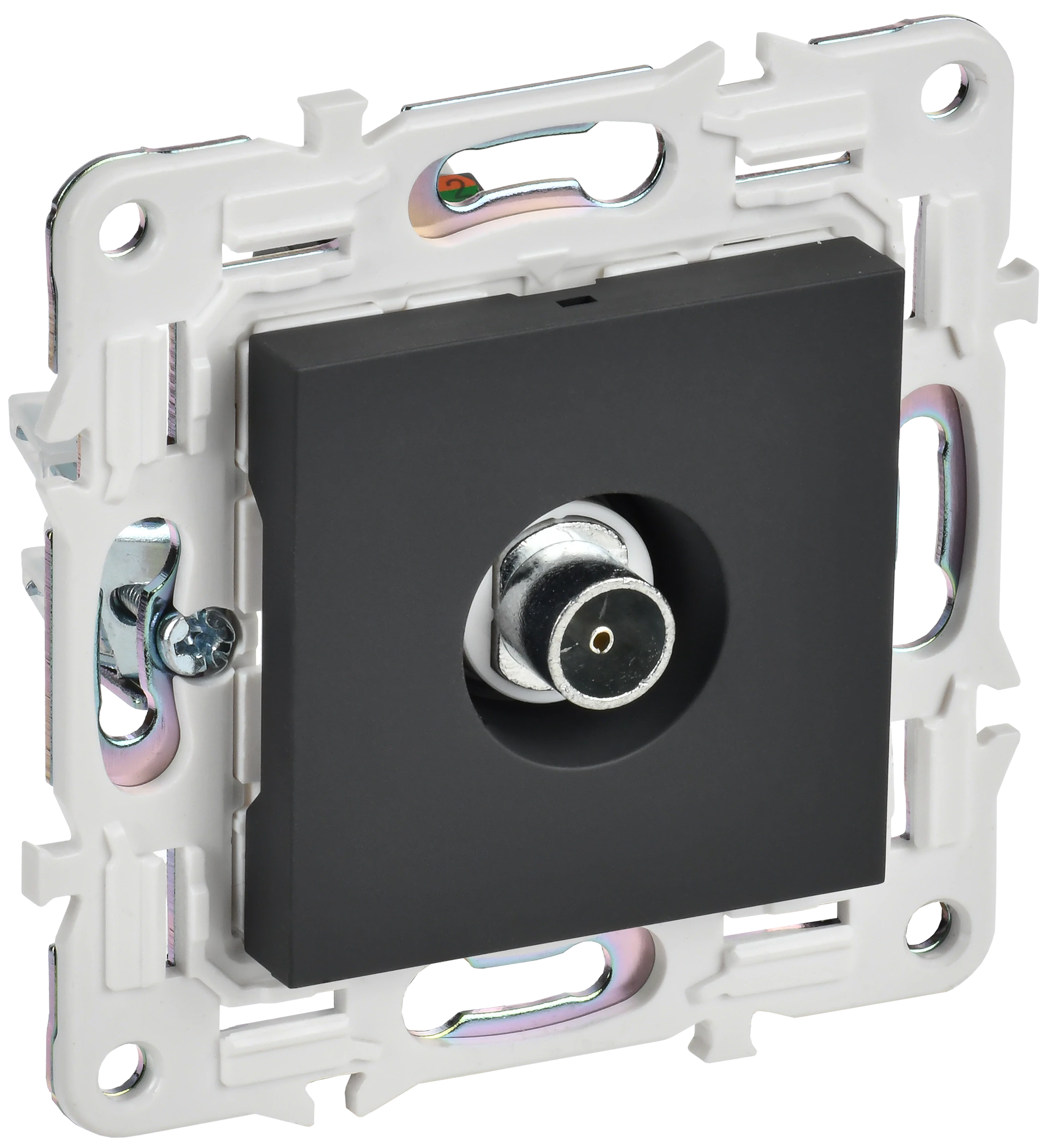 SKANDY Розетка TV оконечная SK-A12G графит IEK
