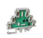 Устройство молниезащиты от ПП UTT-RS485-5VDC - Устройство молниезащиты от перенаряжений, тип защиты:RS, схема:2 провода, номинальное напряжение: 5V DC, номинальный ток: 250mA, ширина: 7,6 мм, сечение обслуживаемых проводников: 0,5 - 2,5 мм кв., винтовая ф