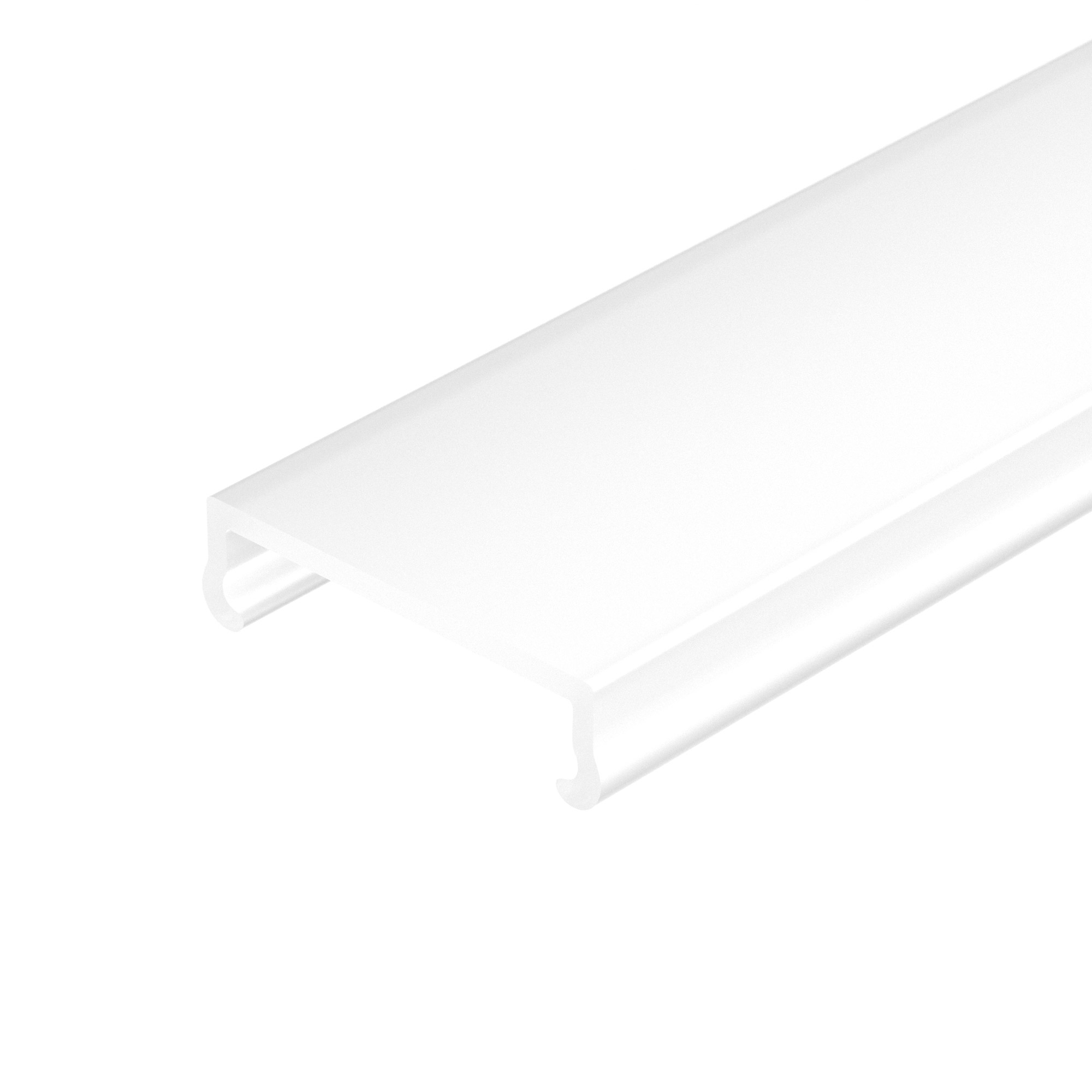 Экран PLINTUS-H73-F-2000 Opal 043594 - Матовый экран для профилей PLINTUS-H73-F и PLINTUS-H80. Плоский, длина 2000мм. Светопропускание до 60 %. Цена за 1 м.