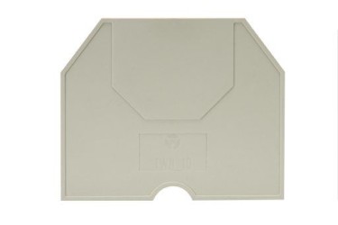 Пластина разд. TWN 10 - Разделительная пластина, для клемм WKN 10..., цвет: серый