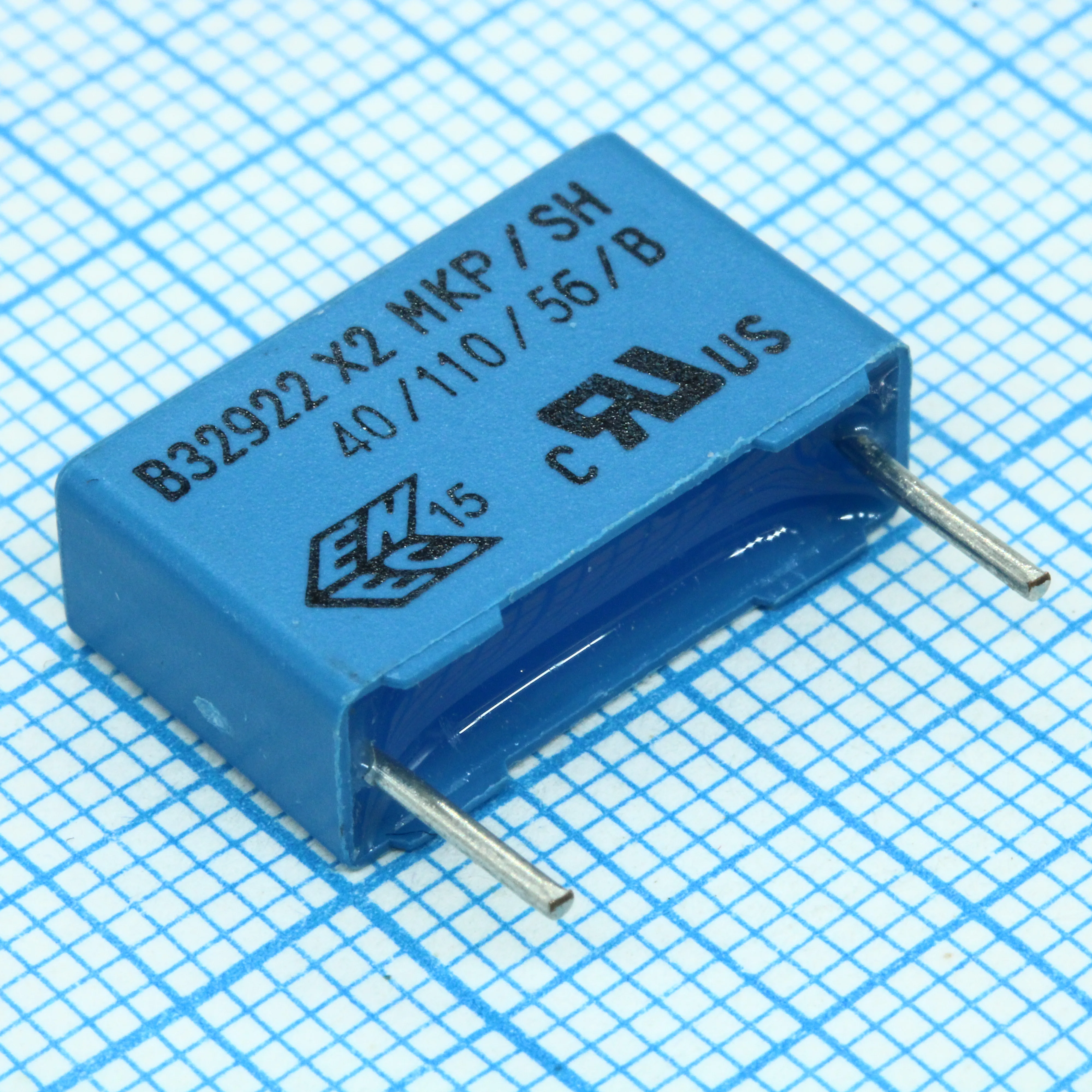 B32922H3104K - Защитный плёночный конденсатор X2 0.1 мкФ 305 В AC 10 %