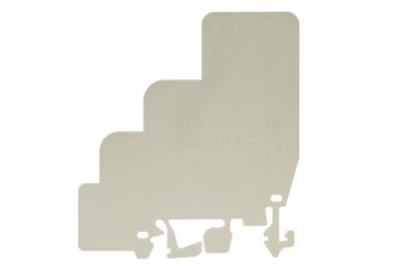 Пластина разд. TW 2,5-4 K/U /V0 - Разделительная пластина, для клемм WK 2,5-4 K/U..., цвет: серый