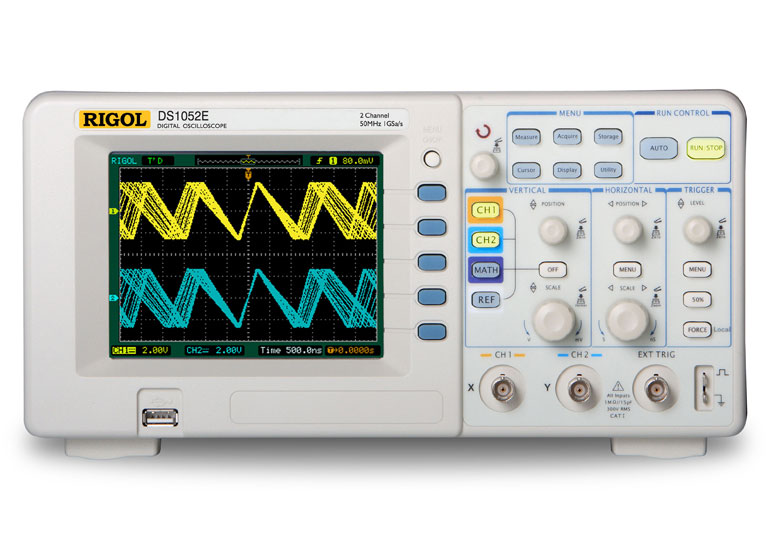 DS1052E - Настольный цифровой 2-х канальный осциллограф 50 МГц