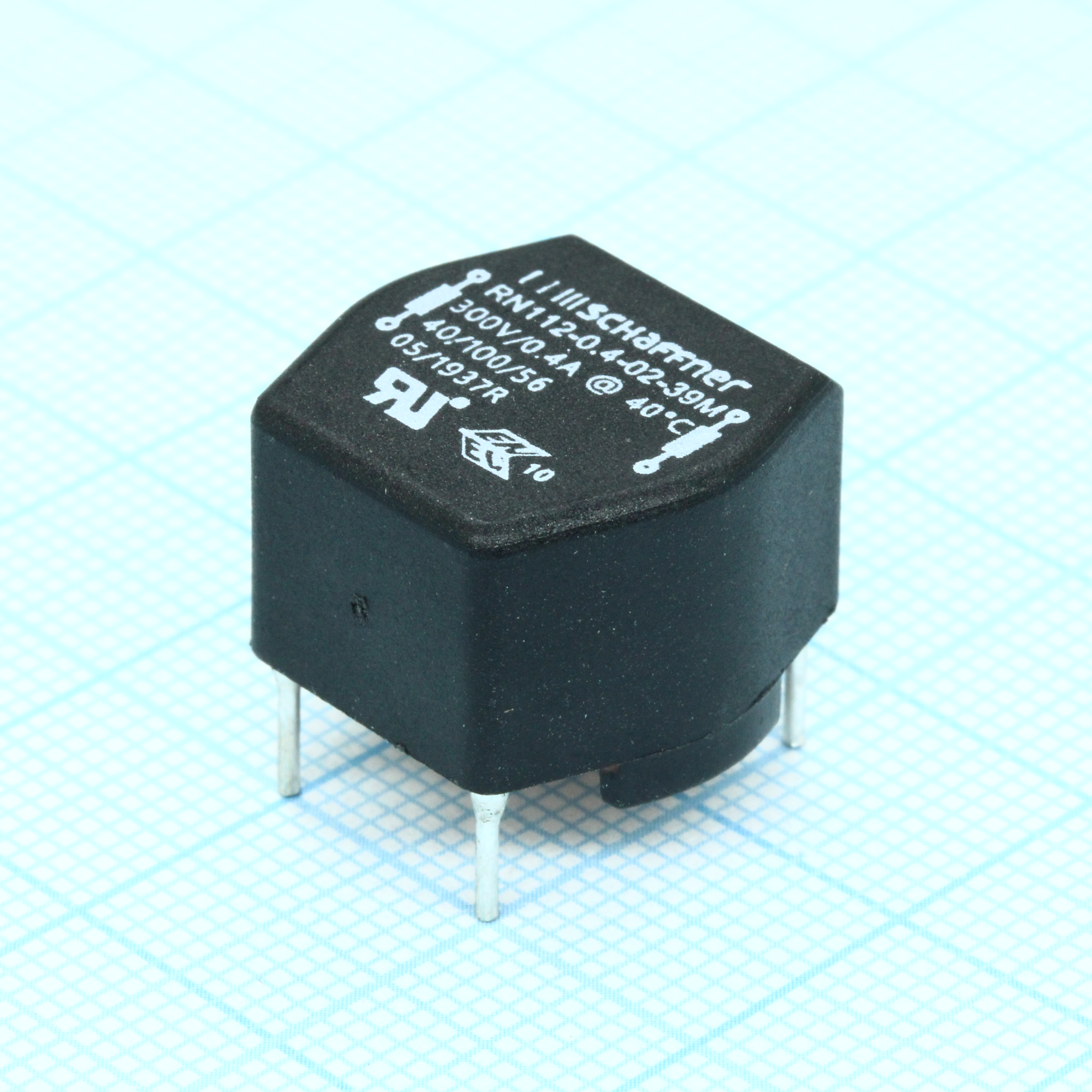 RN112-0.4-02-39M - Синфазный дроссель 0.4A 2х39mH 1500mOhm Horizontal Choke
