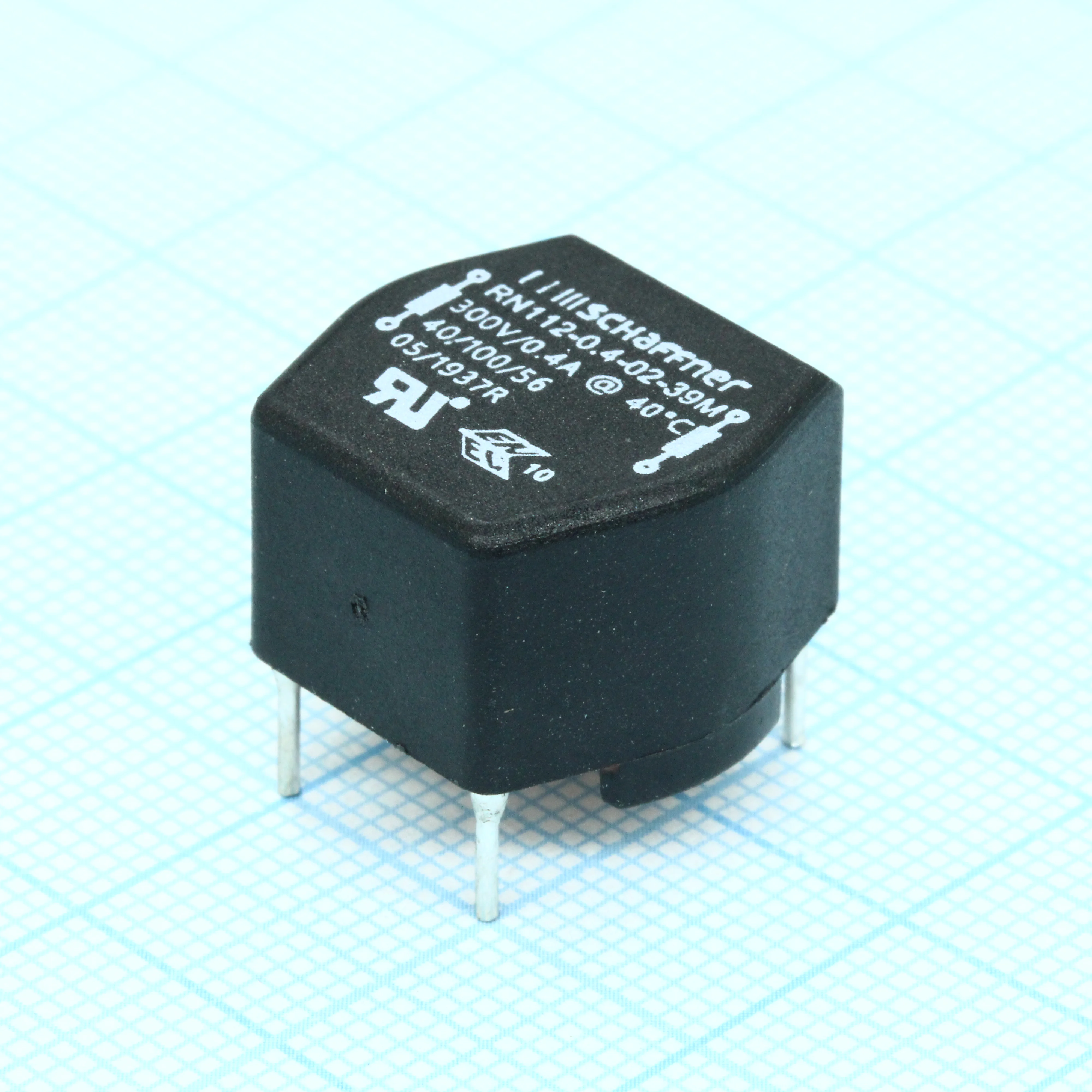 RN112-0.4-02-39M - Синфазный дроссель 0.4A 2х39mH 1500mOhm Horizontal Choke