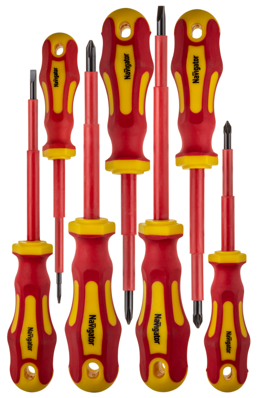 Набор отверток диэлектрических NHT-Оtd01-H7 (7 предметов) 82354