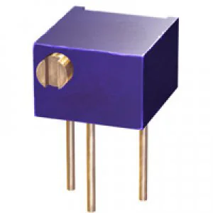 TSR-3266P-202R - Потенциометр многооборотный керметный 2кОм 0.25Вт ±10% 12 ±2 оборотов, (6.7 X 8.22 X 4.7мм)