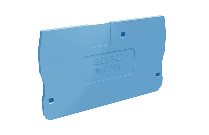 Торцевая крышка TP6-2-BU-EA - Торцевая крышка для клемм TP6-2-..., цвет: синий