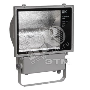 Прожектор ГО03-400-01 400Вт E40 серый симметричный IP65 LPHO03-400-01-K03