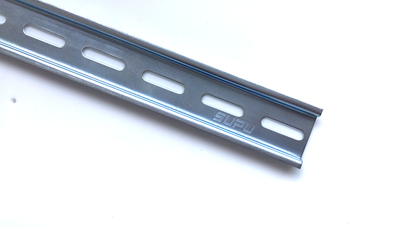 Рейка DIN35  900421/031 - DIN рейка 7.5*35мм стальная перф.для клемм с креплением SP35