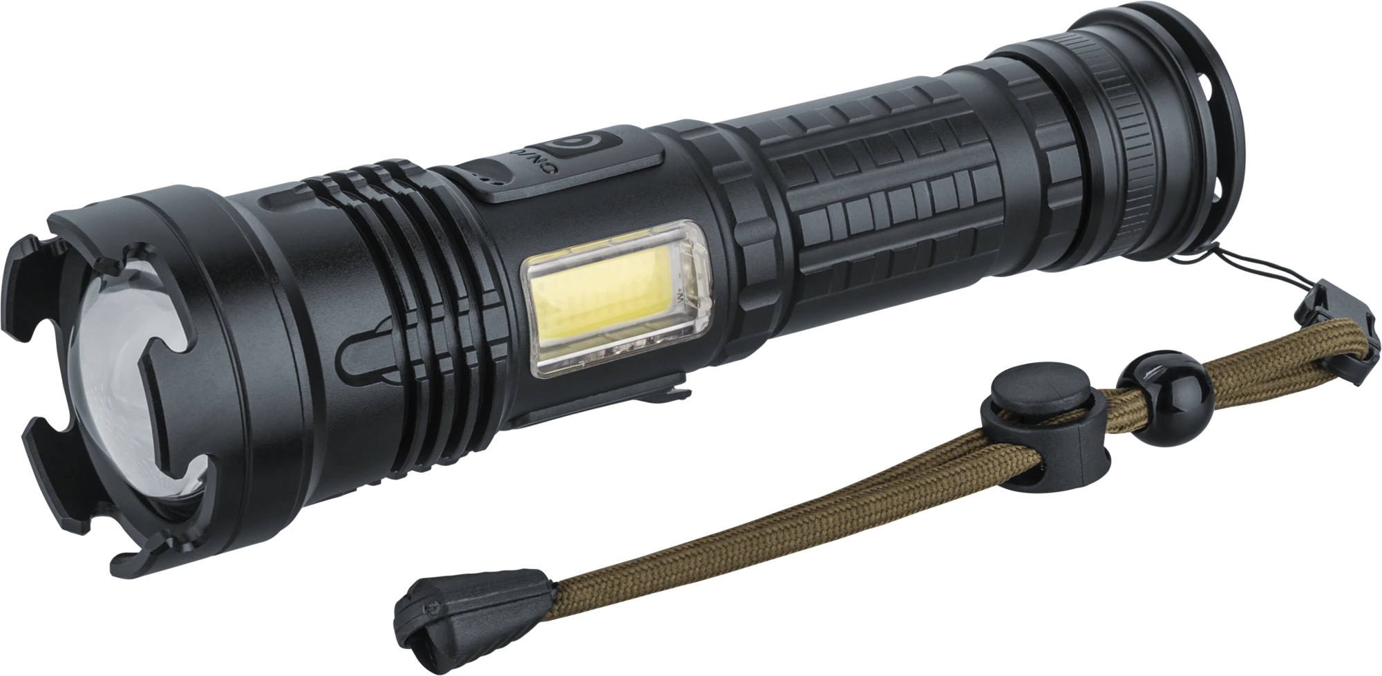 Фонарь светодиодный NPT-P06-ACCU алюминиевый профессиональный 1P70 LED 20Вт+1COB LED 2Вт li-ion 2Ач