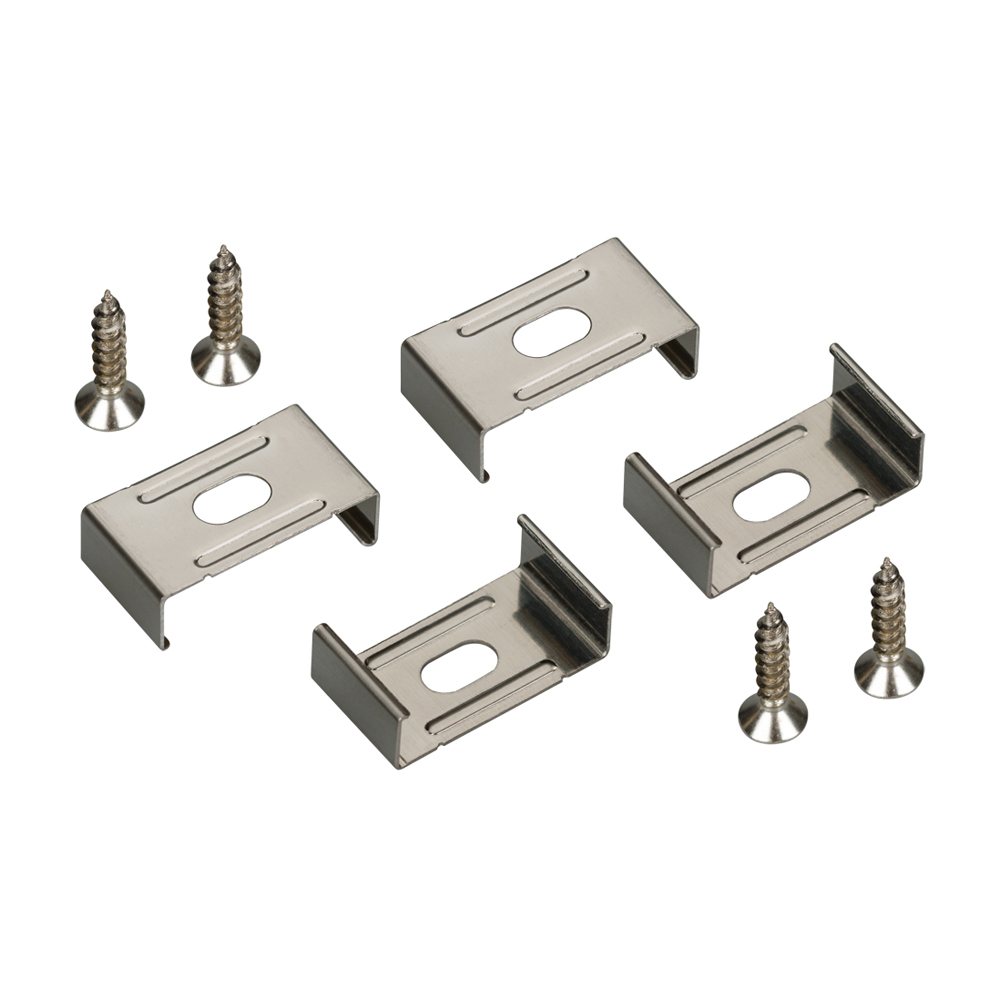 Держатель SL-SLIM20 024327 - Комплект держателей профиля SL-LINE-2020, SL-LINE-2013. В комплекте 4 держателя, 4 шурупа. Материал - сталь. Цена за комплект.