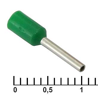 DN00508 GREEN (1X8MM) - Наконечник на кабель DN00508, зеленый, 1x8 мм