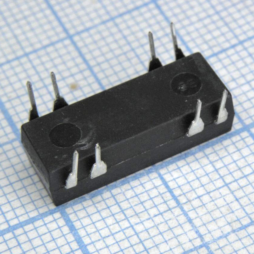 TRR-1C-12-D-00 - герконовое DIP, 12VDC, 0.5А, 1переключение / 19.6*6.9мм