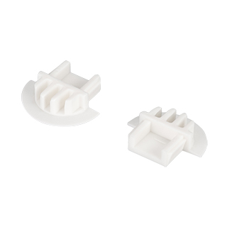 Заглушка для MIC-F белая глухая 026202 - Заглушка пластиковая для профиля MIC-F-2000 White глухая. Материал - пластик (PP), белый. Цена за 1 шт.