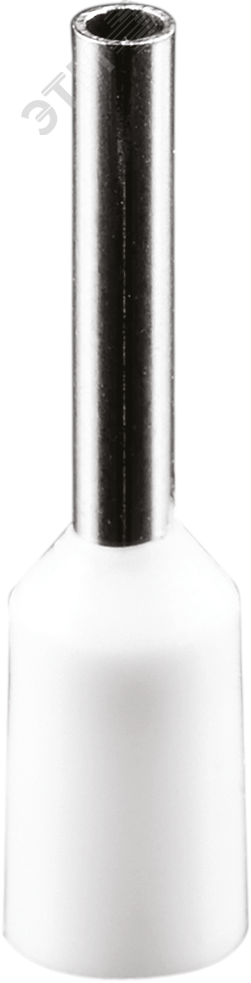 Наконечник-гильза НШвИ 0,75-8,0 белый (100ш) 17347