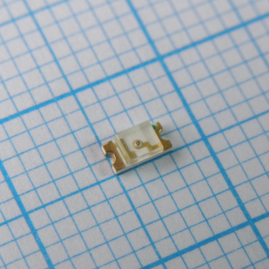 FYLS-1206URC - Светодиод smd 3,2х1,6мм/красный/631нм/80мкд/прозрачный/140°