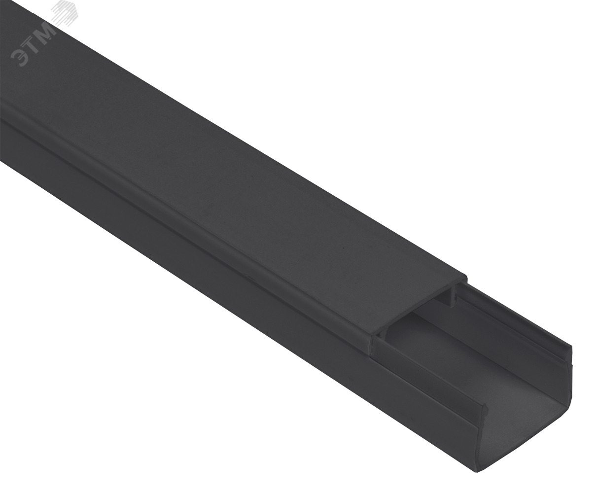 Кабель-канал 25х16 "ЭЛЕКОР" черный (50м) EL-KK10-025-016-1-K02