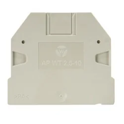 Крышка бок. AP WT 2,5-10 - Крышка боковая, для клемм WT 2,5 - 10, цвет: серый