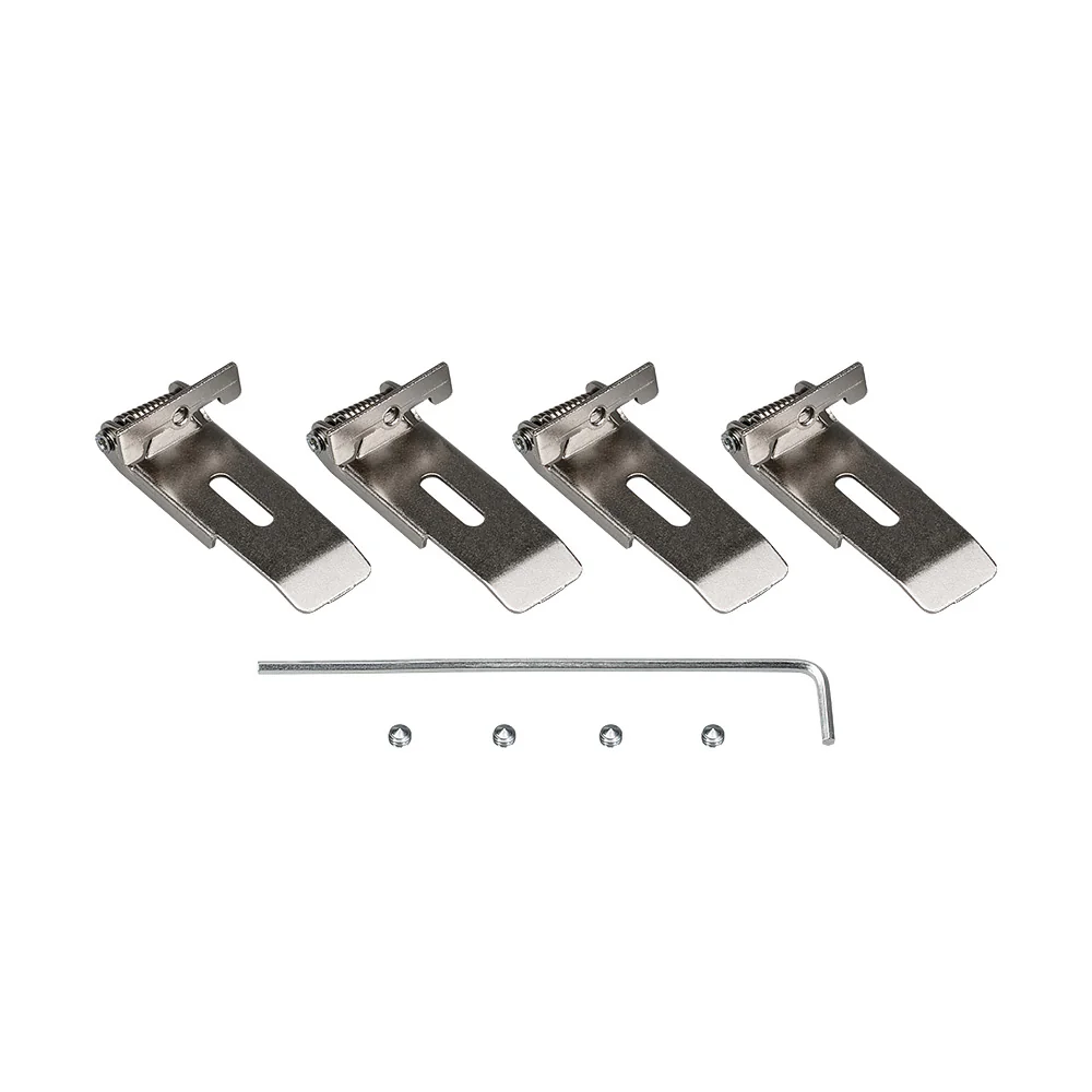 Пружинный держатель S2-LINIA-F Clip Set 021190 - Пружинный держатель для фиксации профилей S2-LINIA55-F, S2-LINIA69-F, S2-LINIA94-F в гипсокартонном потолке. В комплекте 4шт держателя, ключ. Цена за 1 комплект.