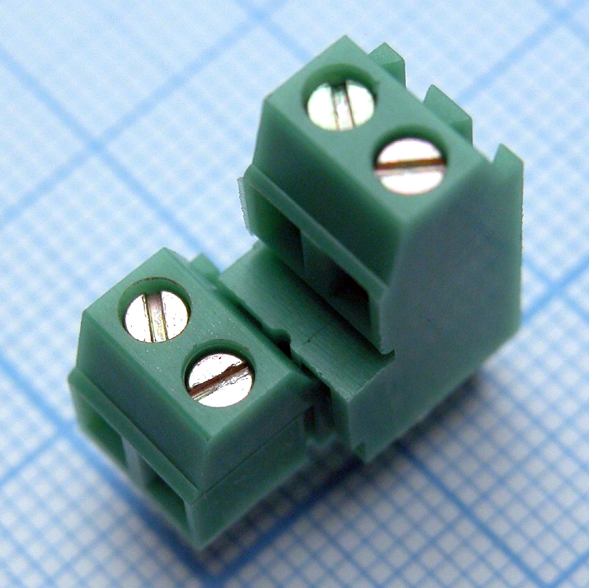 DG381B-3.81-04P-14-00A(H) - Винтовой клеммный блок c рельефной обоймой, 4 контактов. Серия DG381B-3.81