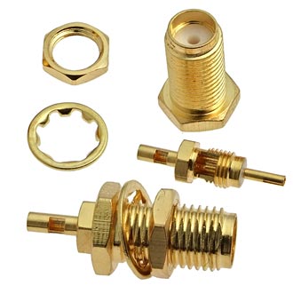 SMA-C1,13J - Разъём высокочастотный, гнездо SMA, крепление на панель