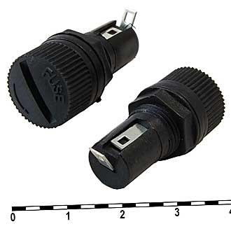 ZH253 FOR 5Х20 - Держатель предохранителя ZH253 для 5х20, крышка с резьбой