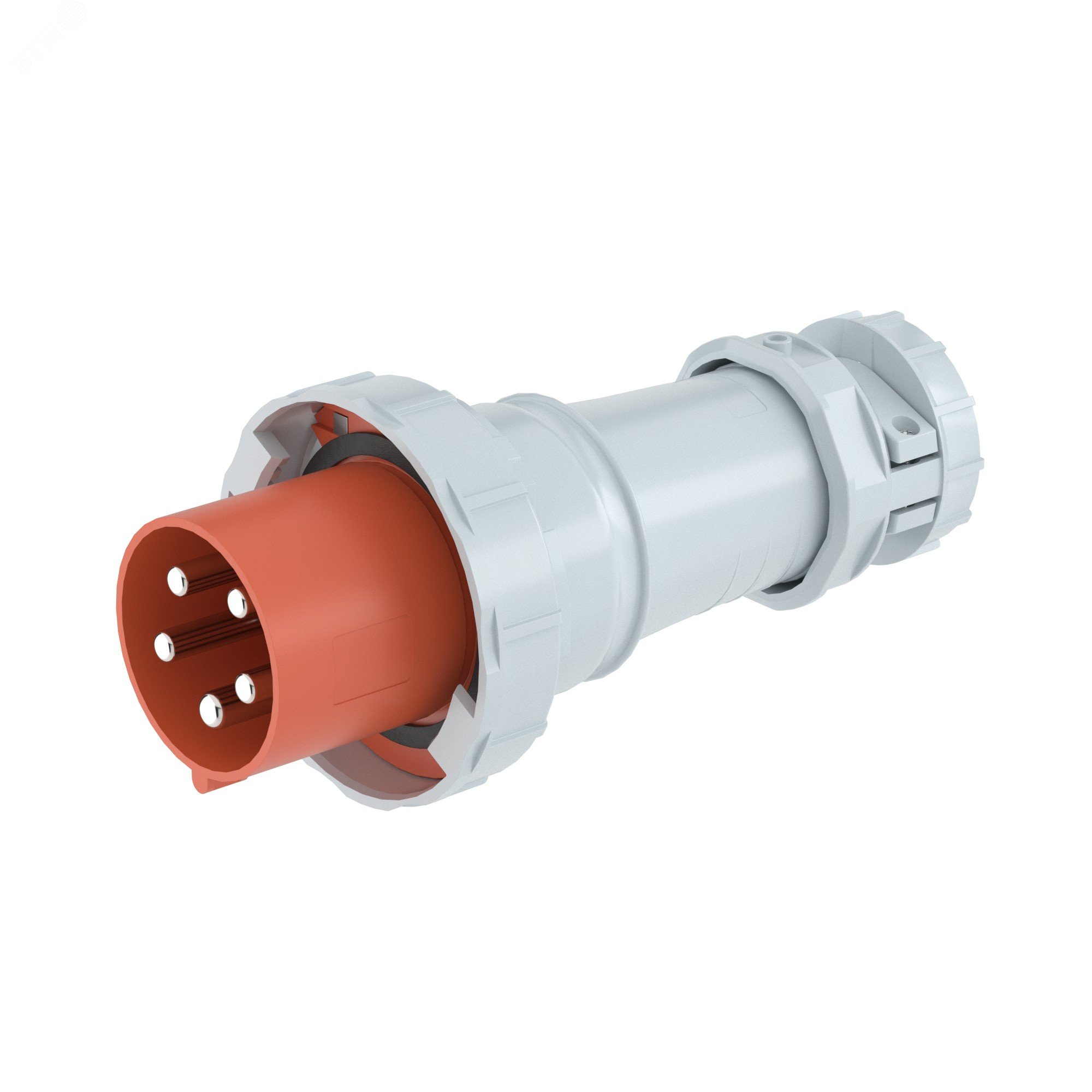 Вилка кабельная IP67 63A 3p+E+N 400V DIS2186337