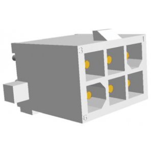 1-770875-1 - Разъем питания HDR 6 контактов, 4.14mm