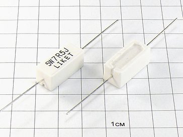 Резистор SQP-5W6K8J (5Вт, 6.8К, 5%)