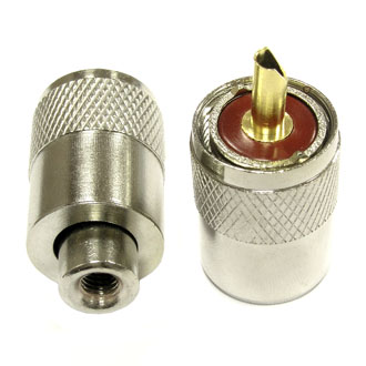 UHF-U58P - Разъем высокочастотный штекер UHF, накрутка на кабель RG58