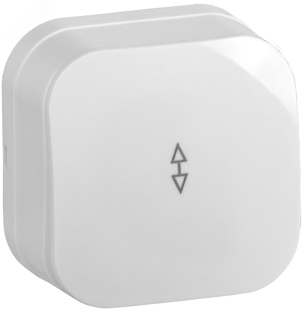 Переключатель проходной 1-кл. ОП GLORY 10А ВСп10-1-0-ХБ бел. EVH12-K01-10