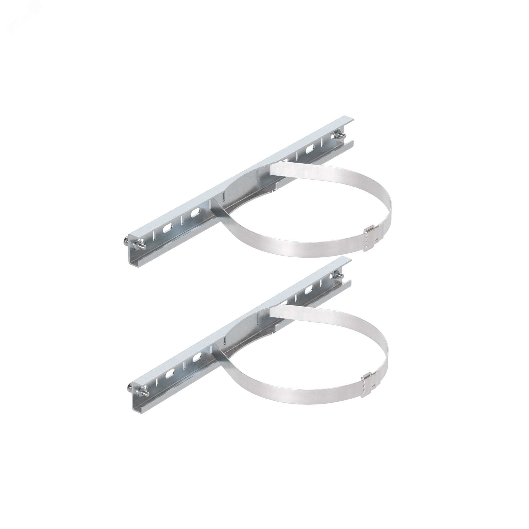 Комплект крепления на столб для цельного навесного шкафа из фибергласа, Ш=600 мм CN5FB060