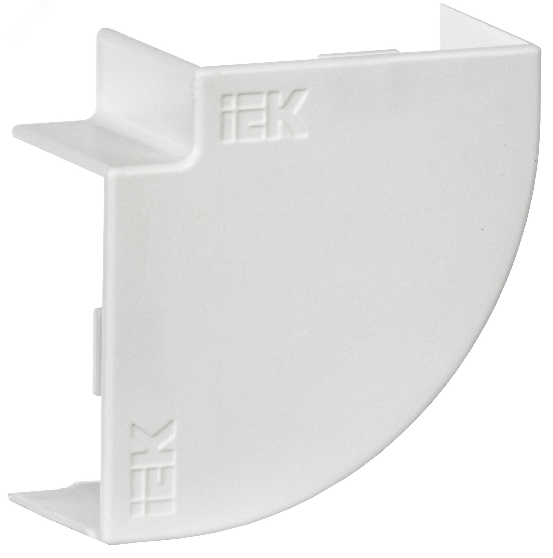 Поворот на 90град КМП 12х12 белый (4шт/компл) CKMP10D-P-012-012-K01-R