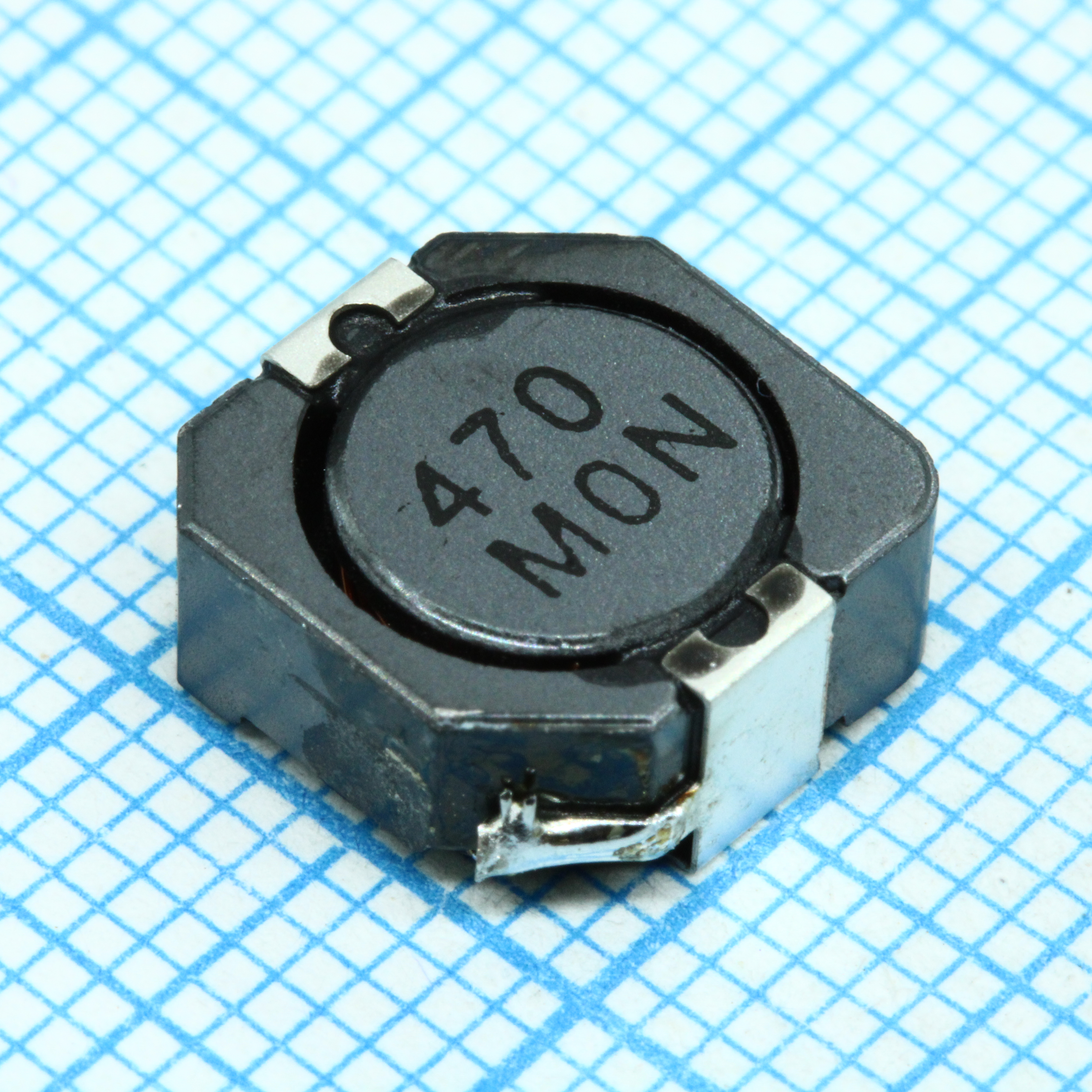 CDRH105RNP-470NC - Силовая SMD индуктивность 47мкГн ±30% 2A 0.13Ом c магнитным экраном