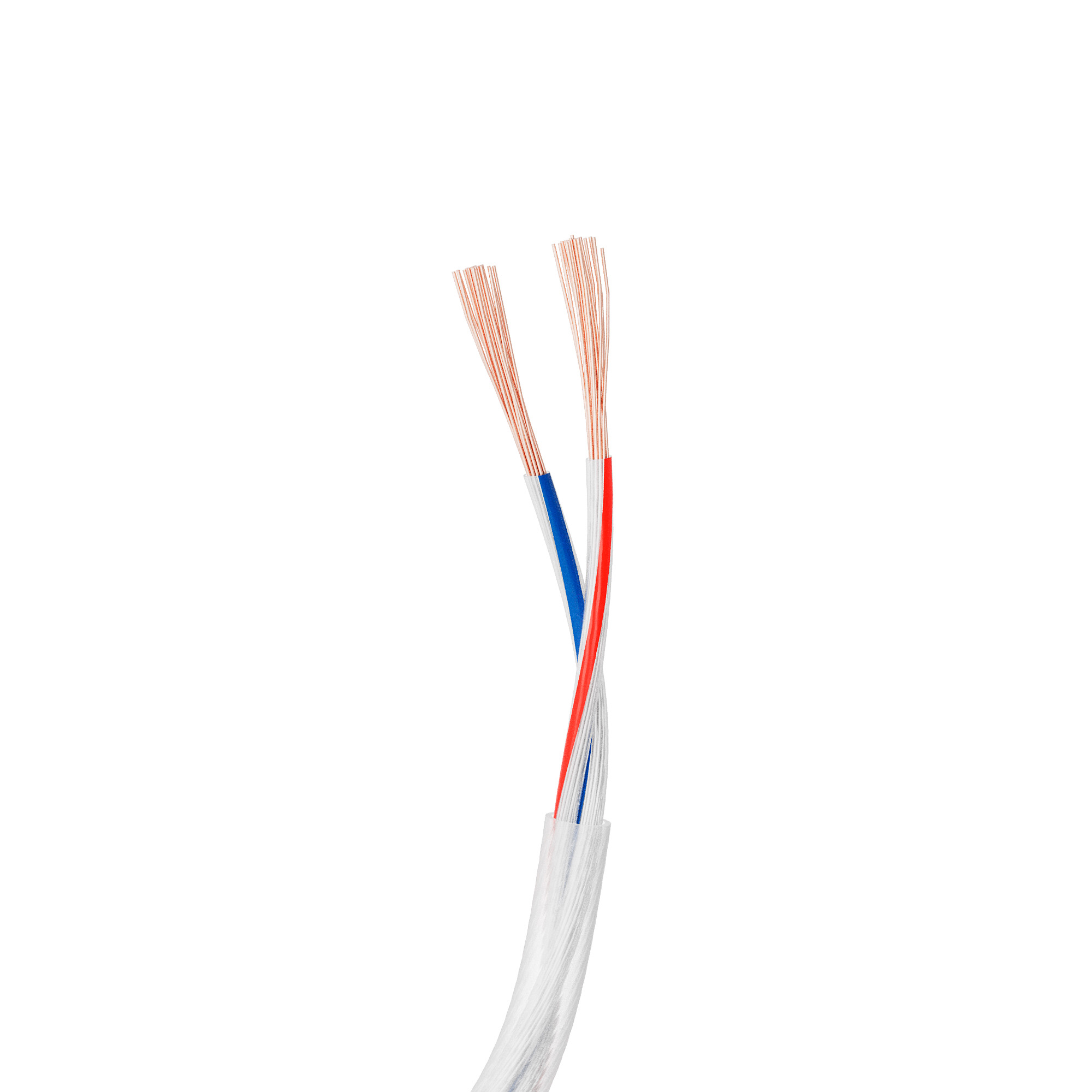 Провод питания ARL-20AWG-CLEAR-2Wire-CU-Double (2x0.75mm) 040588 - Шлейф для питания и управления одноцветными светодиодными лентами. 2 проводника, калибр проводника 20AWG, сечение проводника 0.52 мм2, проводник из луженой меди, внешняя оболочка из прозра