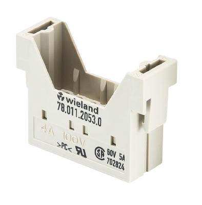 Вилочная контактная вставка 78.011.2053.0 - Вилочная контактная вставка, обжимная фиксация, 20 полюсов, типоразмер FLEX, 100V, 4A, (обжимные контакты поставляются отдельно)