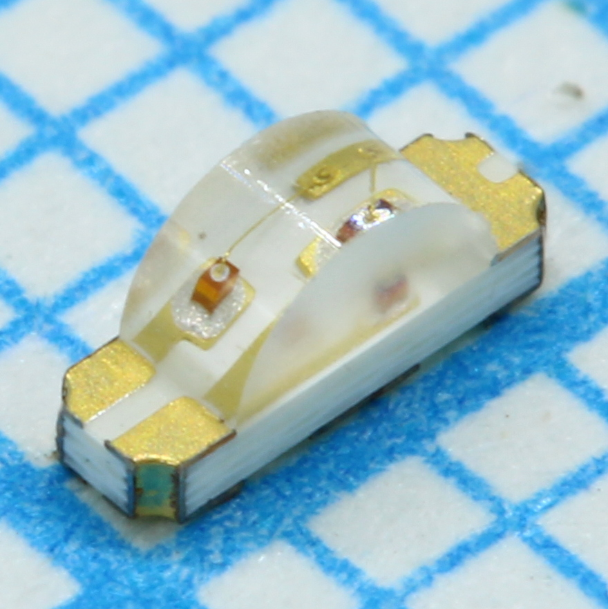FYLS-1204BHRG - Светодиод smd 3,2х1мм/красный - зеленый прозрачный/110° угловой