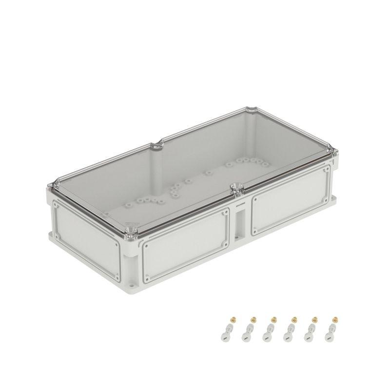 Корпус RAM box без МП 600х300х146 мм, с фланцами, прозрачная крышка высотой 21 мм, IP67 563211