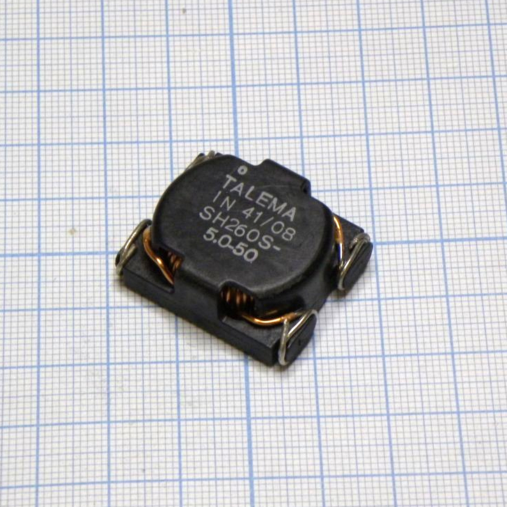 SH260C-5.0-50 - 50uH 5.0A/ 50 mOhm 260kHz
